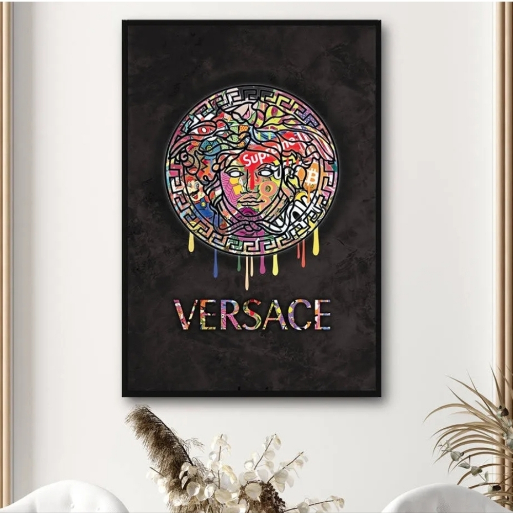Versace 8 1/2"x11" Framed Wall Art